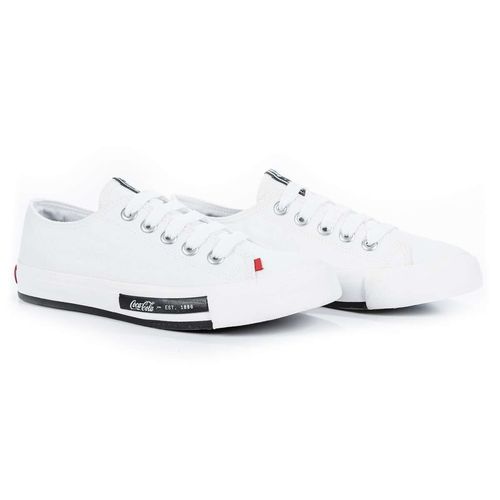 Tênis Coca-Cola Shoes Daytona Branco