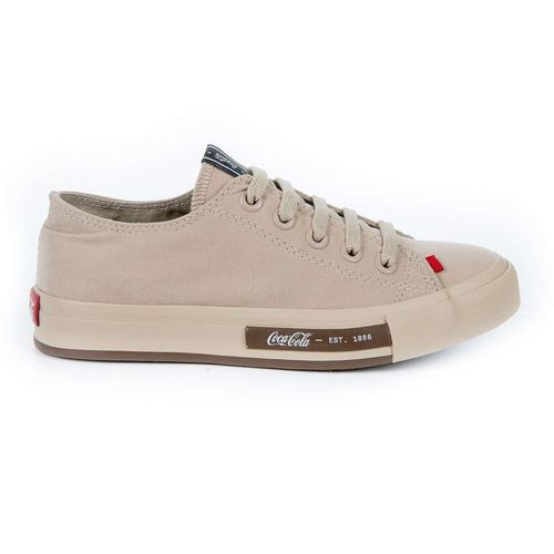 Tênis Coca-Cola Shoes Daytona Suede Caqui