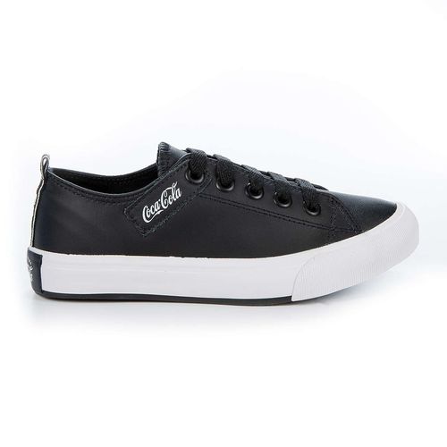 Tênis Coca-Cola Shoes Atlanta Leather Coke Preto