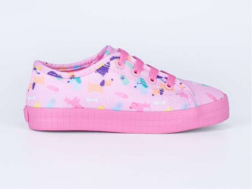 Tênis Infantil Diversão Pet Lover Rosa