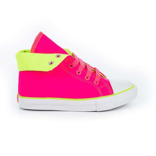 Tênis Infantil Diversão Colored Pink Amarelo Ne