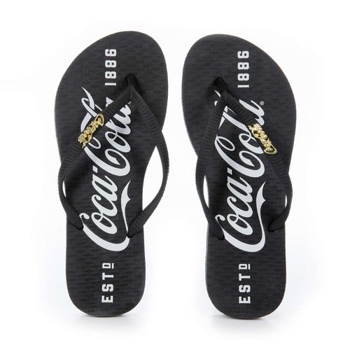 Chinelo Coca-Cola Shoes 1886 Preto