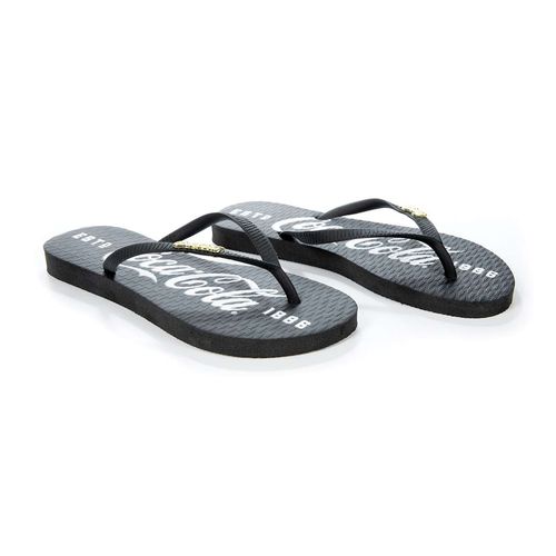 Chinelo Coca-Cola Shoes 1886 Preto