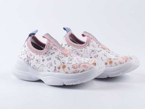 Tênis Infantil Diversão Pet Friends Branco