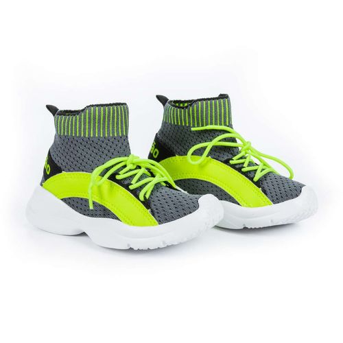 Tênis Infantil Diversão Champion Cinza Neon
