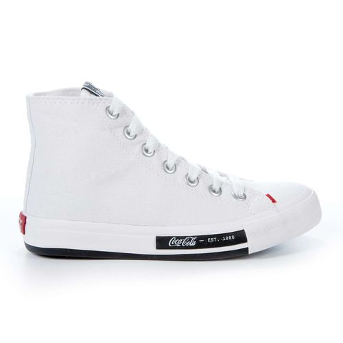 Tênis Coca-Cola Shoes Daytona Hi Branco