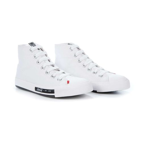 Tênis Coca-Cola Shoes Daytona Hi Branco