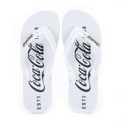 Chinelo Coca-Cola Shoes 1886 Masculino Branco