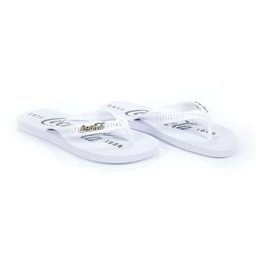 Chinelo Coca-Cola Shoes 1886 Masculino Branco