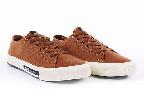 Tênis Coca-Cola Shoes Daytona Classic Canvas Caramelo