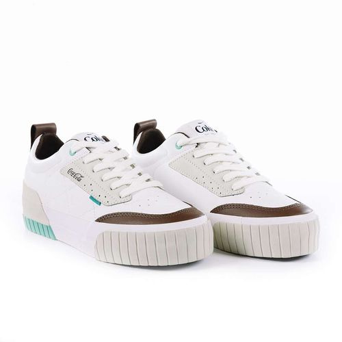 Tênis Coca-Cola Shoes Rio Coast Branco Multicol