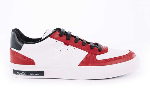 Tênis Coca-Cola Shoes Hoop Branco Vermelho