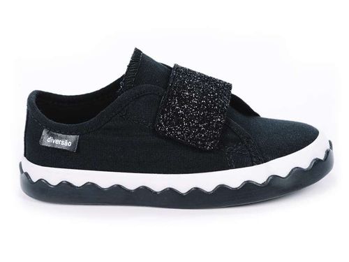 Tênis Infantil Diversão Baby Angel Preto