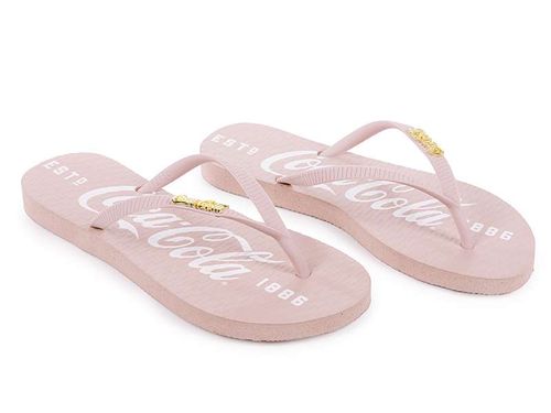 Chinelo Coca-Cola Shoes 1886 Rose