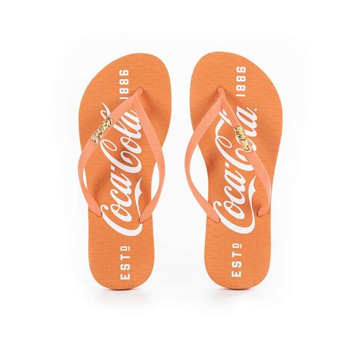Chinelo Coca-Cola Shoes 1886 Laranja