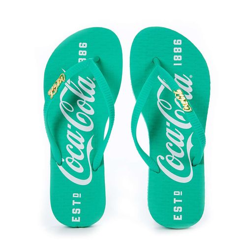 Chinelo Coca-Cola Shoes 1886 Verde Escuro