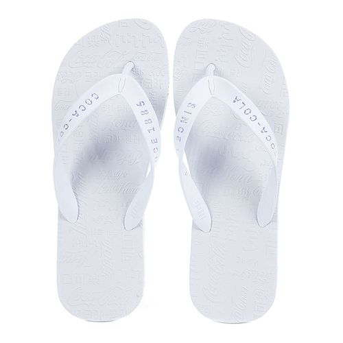 Chinelo Coca-Cola Shoes Leak Branco