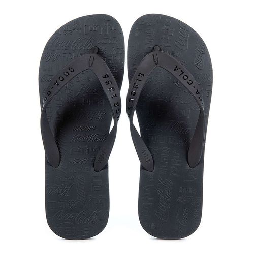 Chinelo Coca-Cola Shoes Leak Preto