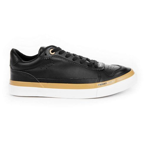 Tênis Colcci Maui Preto Bege Taup