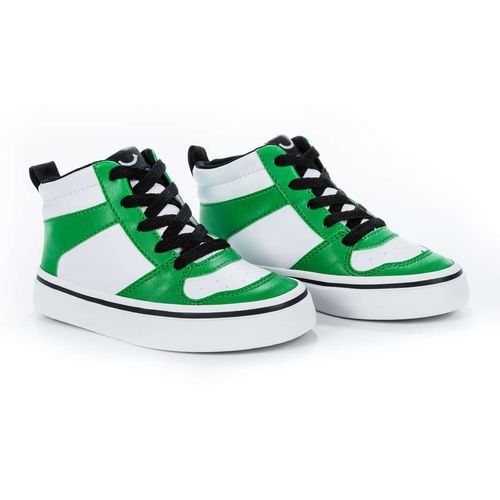 Tênis Infantil Diversão Mini Dominik Verde Branco
