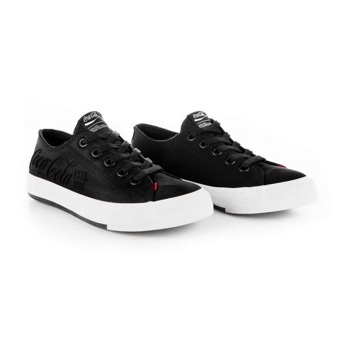 Tênis Coca-Cola Shoes Atlanta Embossed Preto