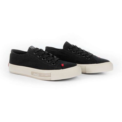 Tênis Coca-Cola Shoes Daytona Suede Preto