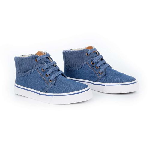 Tênis Infantil Diversão Mini Augusto Jeans Claro