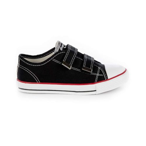 Tênis Infantil Diversão Canvas Velcro Preto