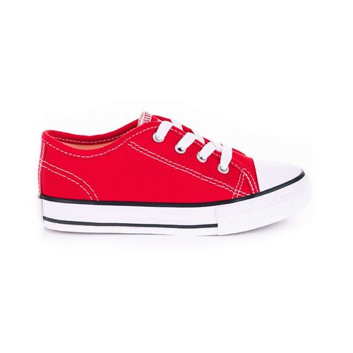 Tênis Infantil Diversão Canvas Low Vermelho