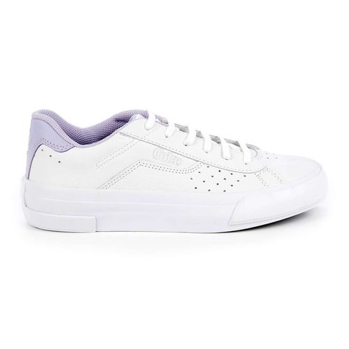 Tênis Coca-Cola Shoes Aura Leather Branco Lilas
