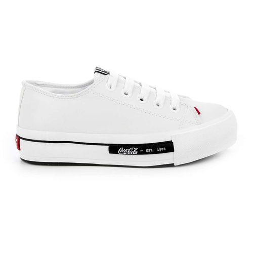 Tênis Coca-Cola Shoes Daytona Plataforma Town Branco