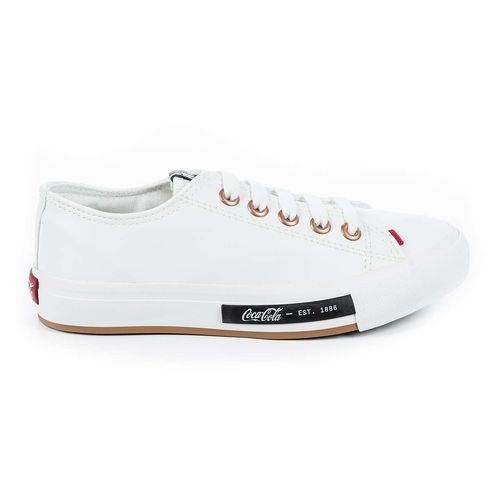 Tênis Coca-Cola Shoes Daytona Town Branco Cobre