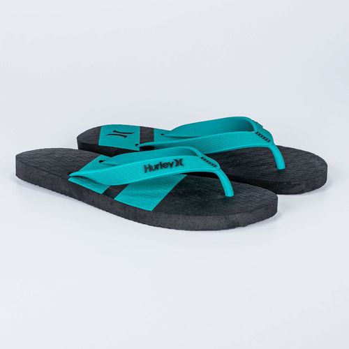 Chinelo Hurley Boulder Preto Verde