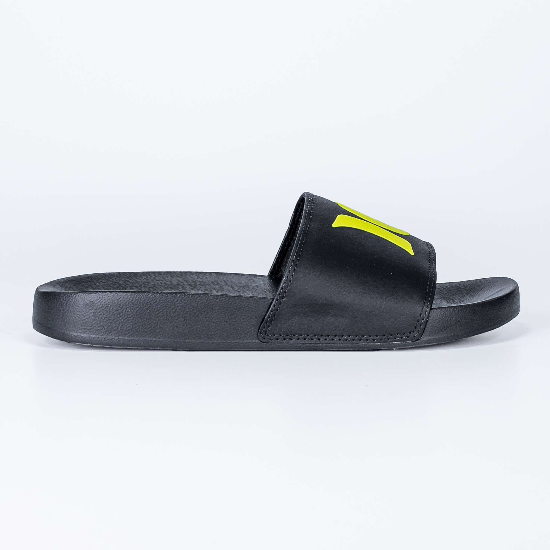 Chinelo Hurley Slider Brand Label Preto