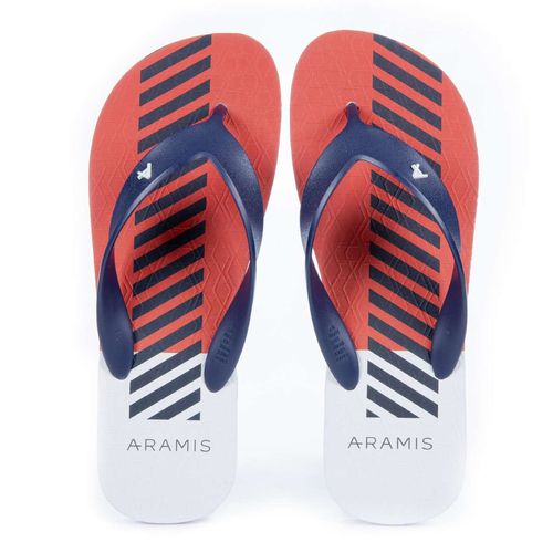 Chinelo Aramis Way Branco Marinho