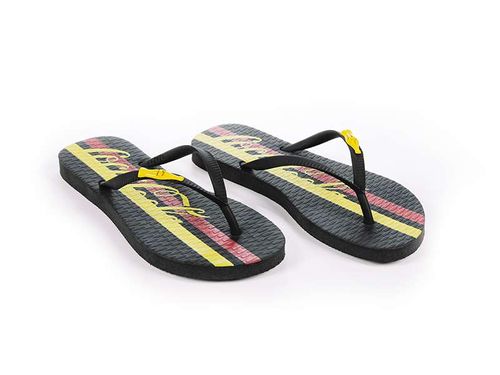 Chinelo Coca-Cola Shoes Sport Bands Preto Preto