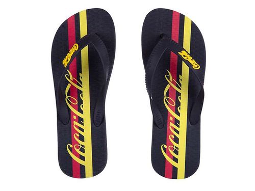 Chinelo Coca-Cola Shoes Sport Bands Preto