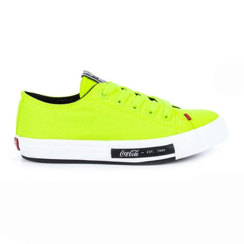 Tênis Coca-Cola Shoes Daytona Neon Amarelo