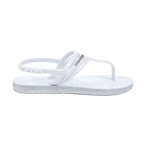 Chinelo Coca-Cola Shoes Glitter Fancy Shine Branco