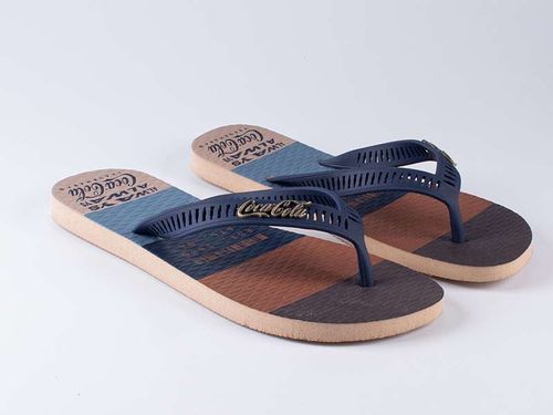 Chinelo Coca-Cola Shoes Band Code Bege Marinho