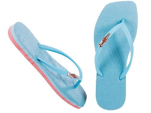 Chinelo Coca-Cola Square Bicolor Rose Azul