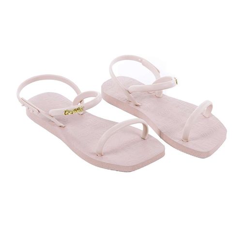 Chinelo Coca-Cola Shoes Sunshine Atlanta Rose Claro