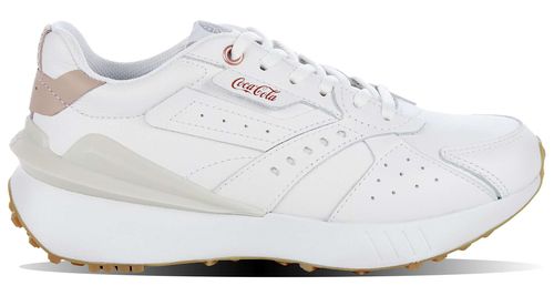 Tênis Coca-Cola Shoes Coke 4E Leather Branco