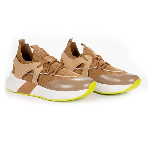 Tênis Colcci Inc Jogg Marrom Feijo Of
