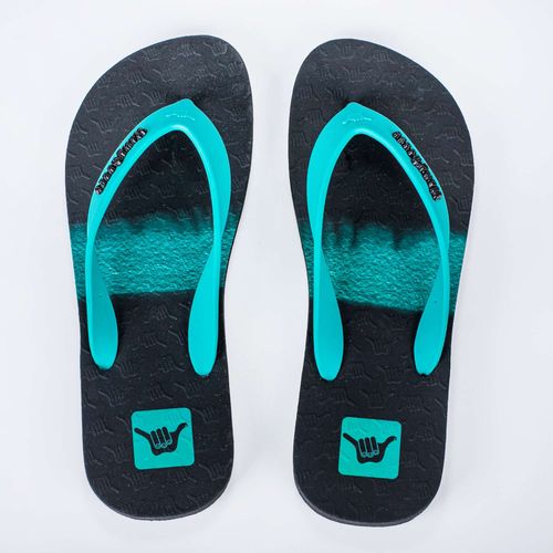 Chinelo Hang Loose String Preto Verde