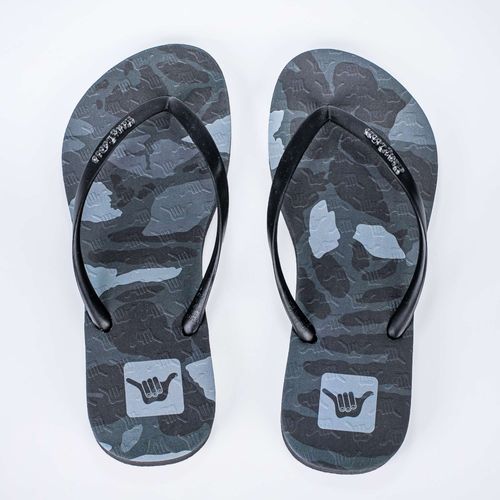 Chinelo Hang Loose Camo Feminino Preto