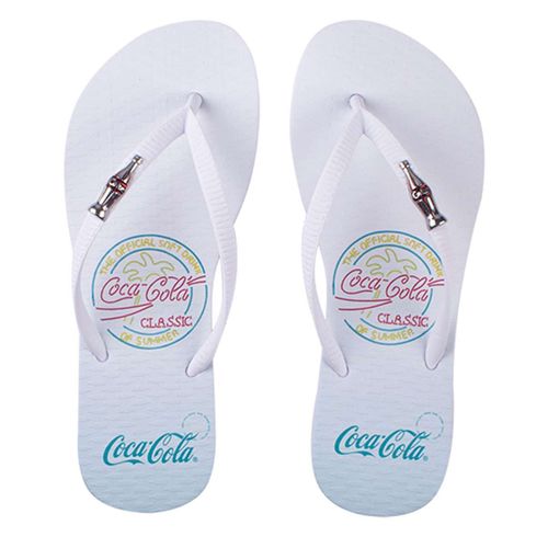 Chinelo Coca- Cola Coke Style Branco