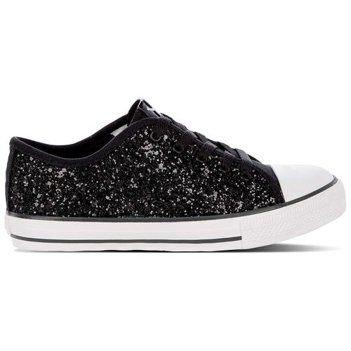 Tênis Infantil Diversão Mini Glitter Preto