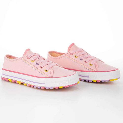 Tênis Infantil Diversão Mini Luiza Rosa