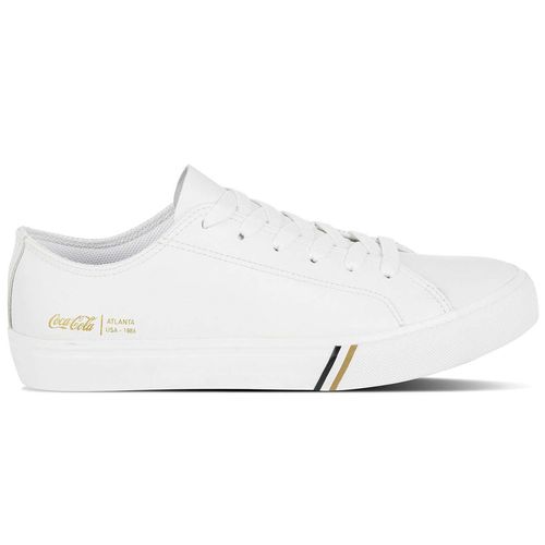 Tênis Coca-Cola Shoes Ocean Leather All white
